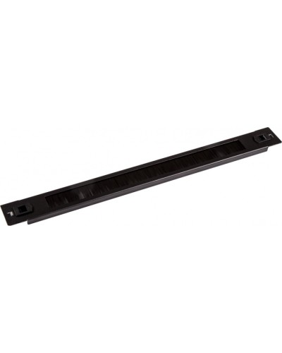 Панель 19 с щеточным вводом 1U, быстросъемная, черная LANMASTER LAN-DC-TLBRP-1U в Назрани Аксессуары для стоек и шкафов Pintop.ru