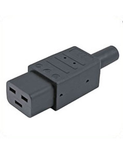 Разъем IEC 60320 C19 220В 16A на кабель Hyperline CON-IEC320C19 в Назрани Коммутационные изделия Pintop.ru