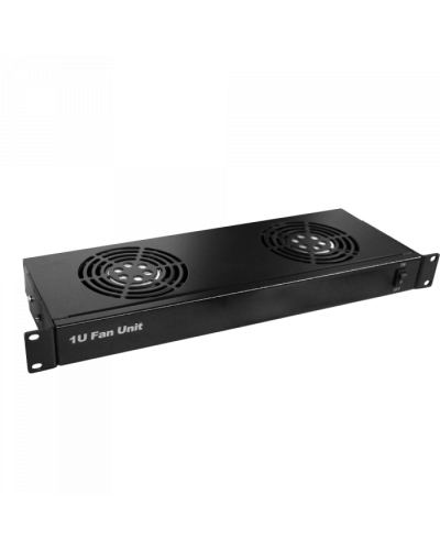 Блок 2-х вентиляторов 19, с подшипниками, без термостата, 1U TWT (TWT-CBB-FANB2-RACK) в Назрани Вентиляторные модули Pintop.ru