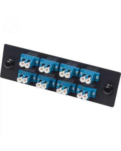 Адаптерная панель для кроссов LAN-FOBM с 8 дуплексными адаптерами LC/OS2 LANMASTER (LAN-APM-8x2LC/OS2) в Назрани Кроссы оптические Pintop.ru