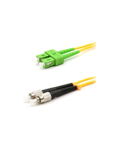 Патч-корд оптический переходной (SM), 9/125 (OS2), SC/APC-FC/UPC, (Duplex), PVC, 5м REXANT 50-2857-1 в Назрани Патч-корды оптические Pintop.ru