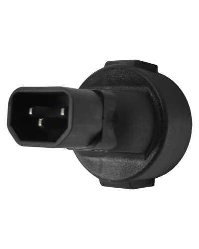 Адаптер переходной, розетка Schuko - вилка C14, 220В, 10А, черный LANMASTER (LAN-PPS/14-BK) в Назрани Проходные адаптеры и розетки оптические Pintop.ru