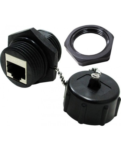 Индустриальный соединительный модуль, IP68, экранированный, категории 5e LANMASTER (LAN-KCP45S5E-WP) в Назрани Проходные адаптеры Pintop.ru