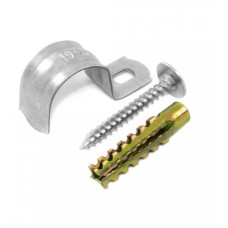 Комплекты для крепления ОКЛ с использованием самореза, дюбеля и скобы СМО 14-15 (100 шт) Промрукав (PR08.4994)