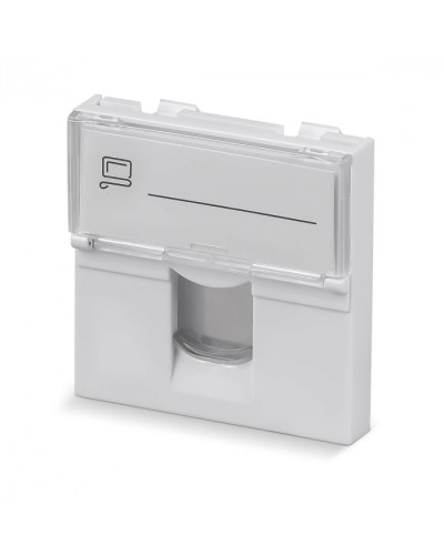 Вставка 45x45 (Mosaic) для 1 модуля формата Keystone Jack (арт.078604) Cabeus (FP-L-45-1M) в Назрани Модули Keystone Pintop.ru