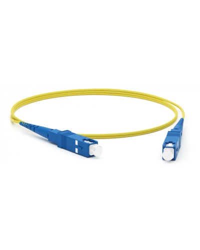 Патч-корд волоконно-оптический Hyperline FC-S2-9-SC/UR-SC/UR-H-1M-LSZH-YL в Назрани Патч-корды оптические Pintop.ru