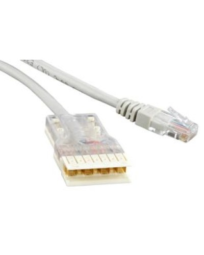 Патч-корд 110 тип-RJ45, 1 пара (1 м) Hyperline PC-110-RJ45-1P-CX-1M-LSZH-GY в Назрани Патчкорды (медные) Pintop.ru