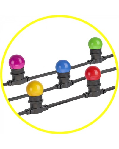 Гирлянда Navigator 93 662 NGF-001-02 (белтлайт 40 10м Е27 черный) в Назрани Источники света(Лампы) Pintop.ru