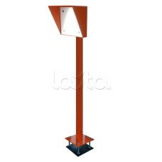 Стойка для считывателя Аякс 170х180 мм, черная, Базовая, прямая