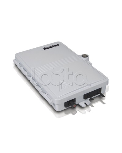 Бокс оптический настенный Hyperline FO-WBI-2A-GY в Назрани Кросс оптический Pintop.ru