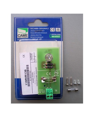 Плата TX DIR Came 119RIR136 в Назрани Запчасти для шлагбаумов и автоматики Pintop.ru