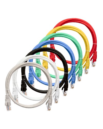 Шнур коммутационный 2хRJ45/8P8C U/UTP кат.5е (NMC-PC4UD55B-010-GY) NIKOMAX (1м) в Назрани Патчкорды (медные) Pintop.ru