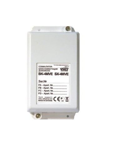 Блок коммутации домофонов Vizit БК-4MVE в Назрани Блоки управления многоабонентные Pintop.ru