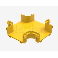 Ответвитель крестообразный пластиковый оптического лотка Hyperline FBTR-240-CRS