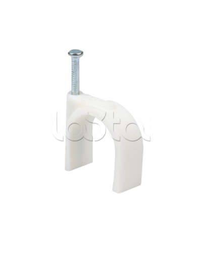 Скоба крепежная круглая (25мм.) (50шт.) EKF PROxima (plcn-sr-25) в Назрани Держатели, клипсы, скобы Pintop.ru