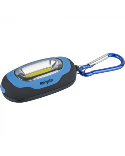 Фонарь Navigator 93 659 NPT-KC07-B-2CR2032 брелок пласт.1COB LED(1Вт) 3 реж.син в Назрани Дополнительное оборудование для СКУД Pintop.ru