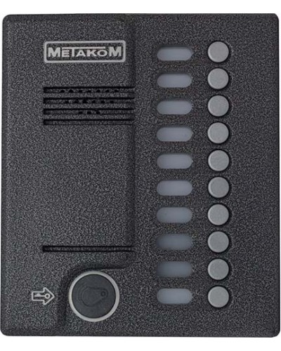 Блок вызова домофона Метаком MК10.2-RFEN в Назрани Вызывные аудиопанели малоабонентные Pintop.ru