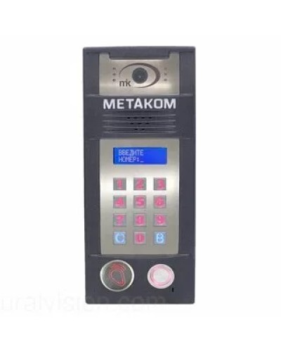 Многоабонентый антивандальный блок вызова со встроенной гибридной видеокамерой Метаком MК2018-TMRFGVH в Назрани Блоки вызова многоабонентные Pintop.ru