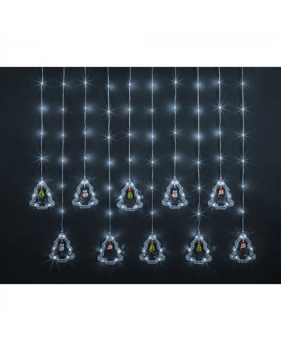 Гирлянда Navigator 95 008 NGF-D034-02 (бахрома елки и фигурки CW 3*0.6м IP20) в Назрани Источники света(Лампы) Pintop.ru