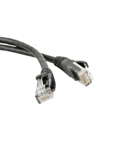 Патч-корд RJ45 - RJ45, 4 пары, UTP, категория 5е, 0.5 м, черный, LSZH LANMASTER LAN-PC45/U5E-0.5-BK в Назрани Патчкорды (медные) Pintop.ru