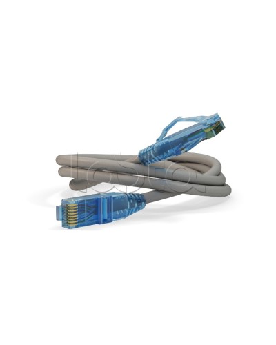 Патч-корд RJ45-RJ45, 4 пары, UTP, кат.6, LSZH (2м) Hyperline PC-LPM-UTP-RJ45-RJ45-C6-2M-LSZH-GY в Назрани Патчкорды (медные) Pintop.ru