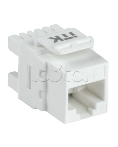 Модуль Keystone Jack кат. 6 UTP 110 IDC 180 град. ITK CS1-1C06U-12 в Назрани Модули Keystone Pintop.ru