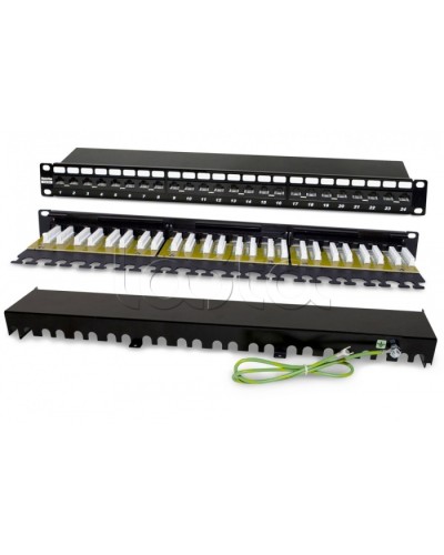 Патч-панель Hyperline PP2-19-24-8P8C-C6A-110D в Назрани Патч панель Pintop.ru