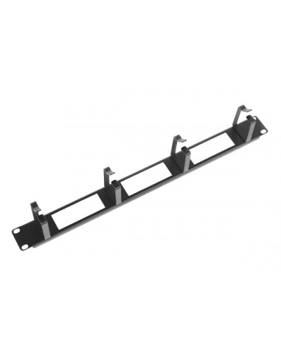 Органайзер кабельный горизонтальный 4 кольца черный ЦМО ГКО-О-4.62-9005 в Назрани Кабельные органайзеры Pintop.ru