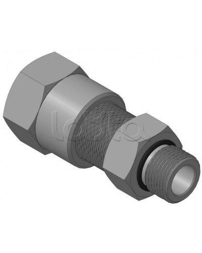 Кабельный ввод с резьбой G1/2 мм для прокладки кабеля в металлорукаве РЗ-ЦП-15, с уплотнением кабеля и проходным диаметром кабеля d=8-12 мм Спектрон КВМ-15/12-М-G1/2 в Назрани Аксессуары для кабель-канала Pintop.ru