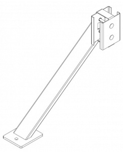 Упор PERCo-MB-16.9 в Назрани Дополнительное оборудование для СКУД Pintop.ru