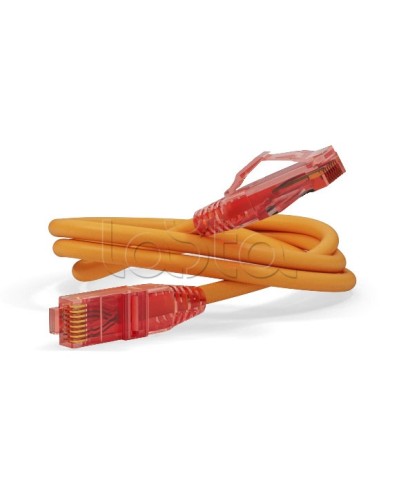 Патч-корд U/UTP Hyperline PC-LPM-UTP-RJ45-RJ45-C5e-0.5M-LSZH-OR в Назрани Патчкорды (медные) Pintop.ru