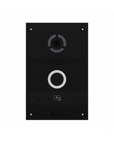 Панель вызывная индивидуальная BAS-IP AV-08FB BLACK в Назрани Вызывные видеопанели малоабонентные Pintop.ru