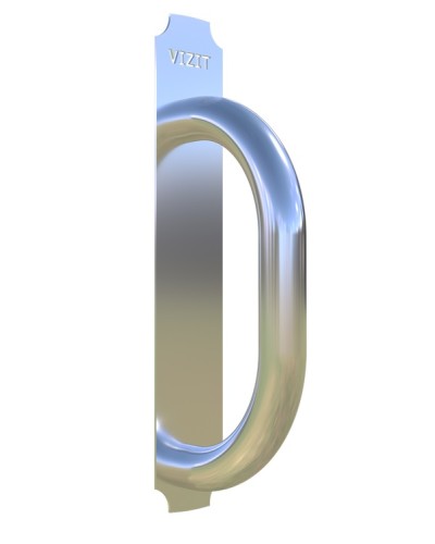 Дверная ручка наружная с декоративной накладкой Vizit PC-101-VIZIT в Назрани Аксессуары для многоабонентных систем Pintop.ru