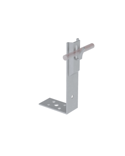 Угловой держатель зажимной для прутка Ø 5-8 мм H60 мм TD КМ-Профиль (UDZ-H60-D5-8 TD) в Назрани Монтажные материалы Pintop.ru