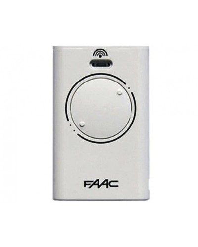 Брелок-передатчик 2-канальный Faac 787007 (белый) в Назрани Устройства радиоуправления для шлагбаумов и автоматики Pintop.ru