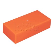 Коробка огн. с глад. стенками,без галогена, IP41, 9P, (1,5-6мм2) (оранж) ОКЛ Экопласт (46223HF)