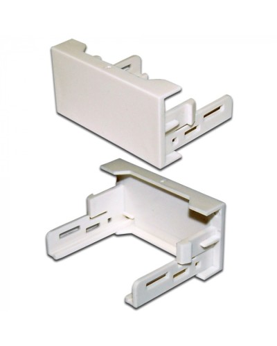 Вставка-заглушка Mosaic 22.5x45, белая LANMASTER (LAN-WA-LP-XX-WH) в Назрани Патч-корды оптические Pintop.ru