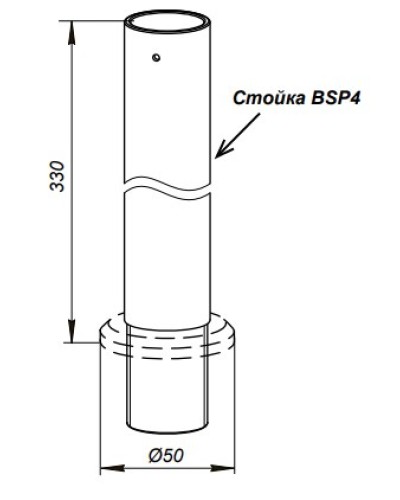 Стойка PERCo-BSP4 в Назрани Дополнительное оборудование для СКУД Pintop.ru