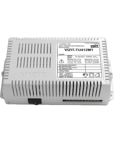 Блок управления терминала консьержа Vizit-TU412M1 в Назрани Блоки управления многоабонентные Pintop.ru