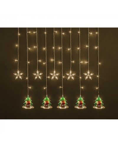 Гирлянда Navigator 95 029 NGF-D037-06 (бахрома звезды и елки RGBY 3*0.6м IP20) в Назрани Источники света(Лампы) Pintop.ru