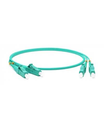 Патч-корд волоконно-оптический MM 50/125(OM3), LC-LC, duplex, LSZH, 1 м Hyperline FC-D2-503-LC/PR-LC/PR-H-1M-LSZH-AQ (FC-503-LC-LC-10G-1M) в Назрани Патч-корды оптические Pintop.ru