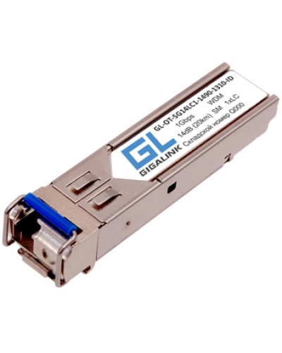 Модуль SFP Gigalink GL-OT-SG14LC1-1310-1490-I-D в Назрани Модули SFP/XFP/GBIC Pintop.ru