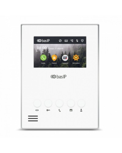 Видеодомофон BAS-IP AU-04LA WHITE в Назрани Вызывные IP панели Pintop.ru