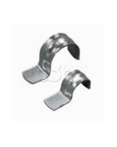 Скоба оцинкованная однолапковая без монтажного отверстия, для трубы D40мм (1уп = 50шт) Экопласт (43741-50) в Назрани Держатели, клипсы, скобы Pintop.ru