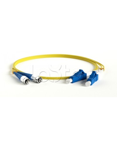 Патч-корд волоконно-оптический Hyperline FC-S2-9-FC/UR-LC/UR-H-2M-LSZH-YL в Назрани Патч-корды оптические Pintop.ru