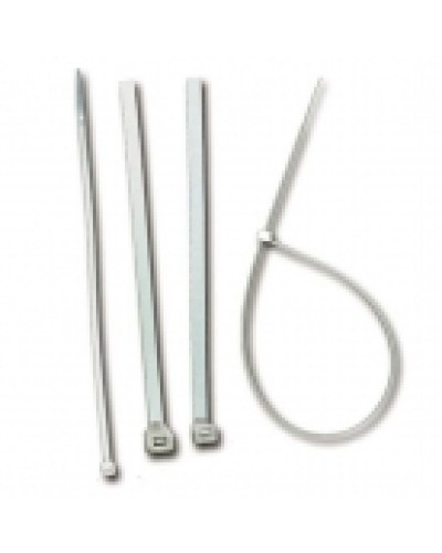 Стяжка пластиковая нейлоновая с площадкой для маркировки 3,6х205мм, белая (100шт.уп) TWT-CVM-205 в Назрани Стяжки-хомуты Pintop.ru