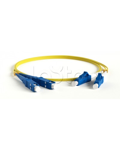 Патч-корд волоконно-оптический Hyperline FC-S2-9-LC/AR-SC/AR-H-20M-LSZH-YL в Назрани Патч-корды оптические Pintop.ru