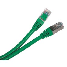 Патч-корд RJ45-RJ45, 4 пары, STP, кат.5е, LSZH (1м) Hyperline PC-LPM-STP-RJ45-RJ45-C5e-1M-LSZH-GN