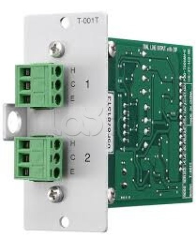 Модуль выходной 2-mic/line с DSP-процессором TOA T-001T в Назрани Системы оповещения и трансляции TOA Pintop.ru