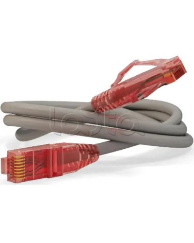 Патч-корд RJ45-RJ45, 4 пары, UTP, кат.5е, LSZH (0,3м) Hyperline PC-LPM-UTP-RJ45-RJ45-C5e-0,3M-LSZH-GY в Назрани Патчкорды (медные) Pintop.ru